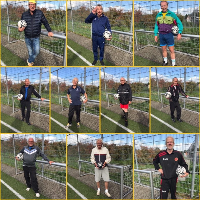 Deelnemers Walking Football