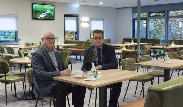 Bab Bettink en Anton Izelaar van EABN zijn blij met het SKU-keurmerk.