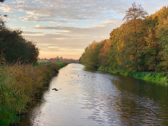 Valleikanaal bij Leusden.