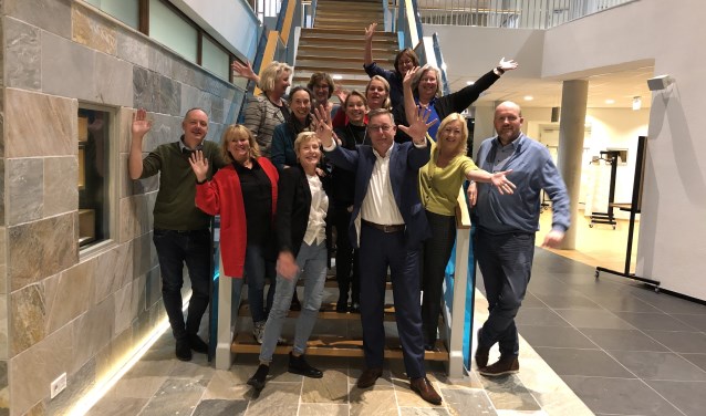 Een deel van de vrijwilligers van de organisatie van de Samenloop voor Hoop.