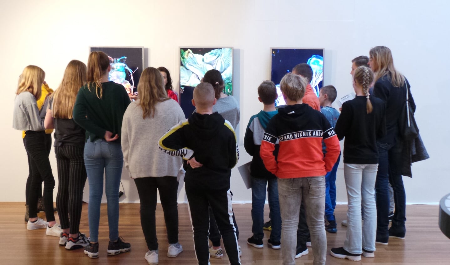 De leerlingen van het Herbert Vissers College leren op een positieve manier naar kunst kijken.