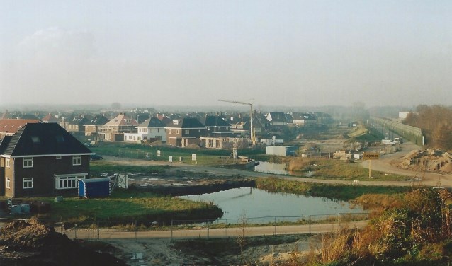 De wijk Tabaksteeg in Leusden-Zuid in aanbouw.