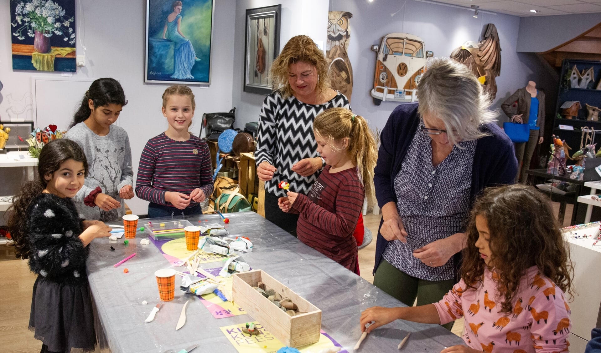 Het Kinderkunstfeest werd afgelopen november gehouden in Barneveld.