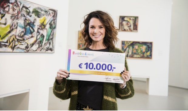 BankGiro Loterij-ambassadeur Leontine Borsato.