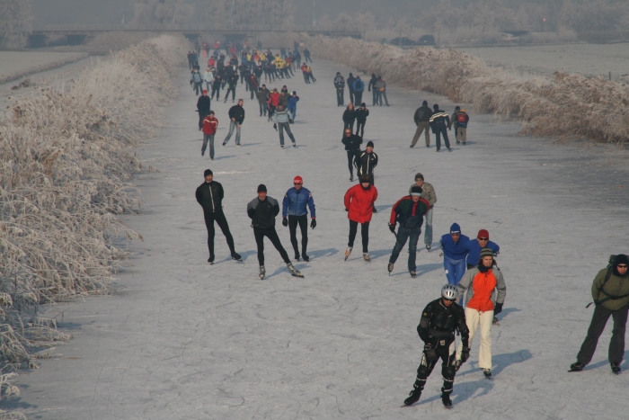 Schaatsers in beeld