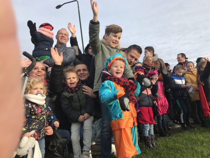 Aankomst Sint en Pieten via de boot