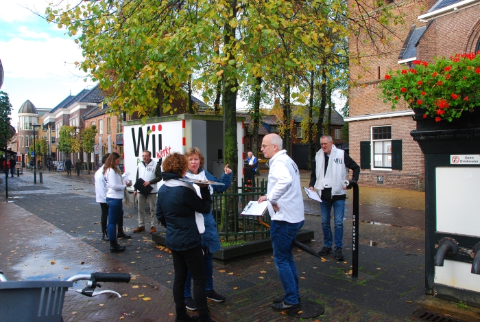 Wij Putten hield afgelopen zaterdag een enquête in het centrum van Putten.