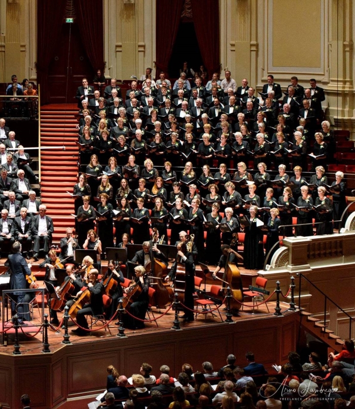Jubilate Deo onlangs tijdens een optreden in het Amsterdams Concertgebouw