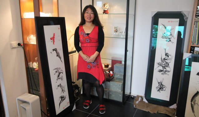 An Hong: ,,Ik gebruik zowel aquarel, acryl als olieverf maar heb geen speciale stijl.''