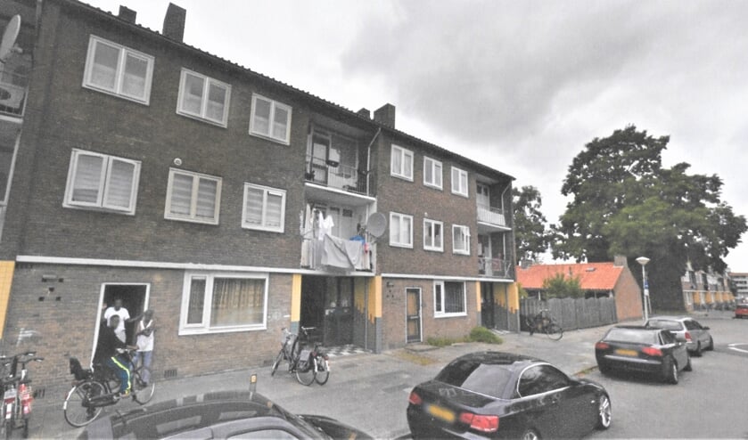 De Magelhaenstraat in de Kruiskamp; oude flats maken plaats voor nieuwbouw.
