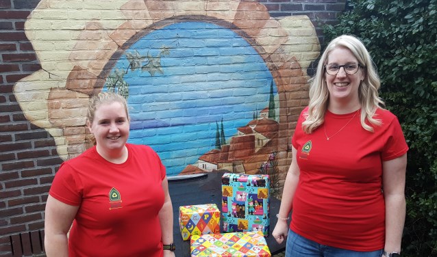 Wies van Arkel (links) en Magalie Bokdam organiseren een speelgoedruilmarkt. ,,Recycle Sint tegen overconsumptie!"