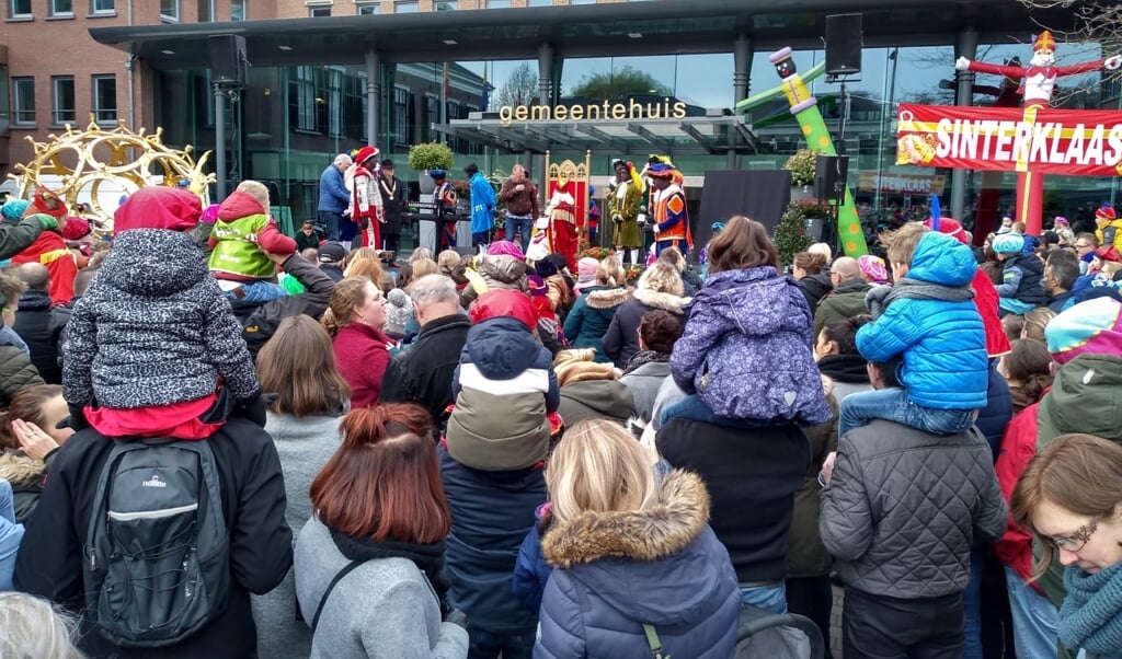 Feestelijkheden tijdens de intocht van Sinterklaas, vorig jaar in Barneveld.