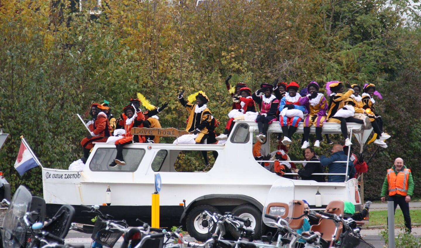 De motorjacht van Sinterklaas.