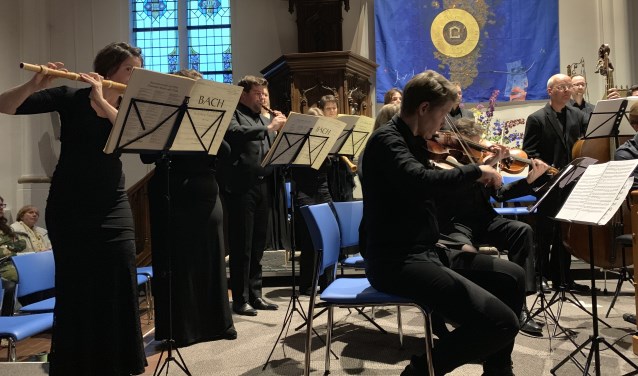 Het concert wordt gespeeld op historische instrumenten.