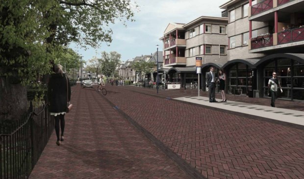 Bushalte winkelgebied bij de Hamseweg