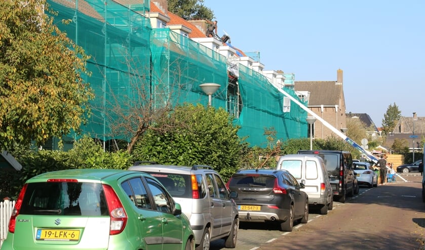 Werkzaamheden aan de Kuyperlaan.
