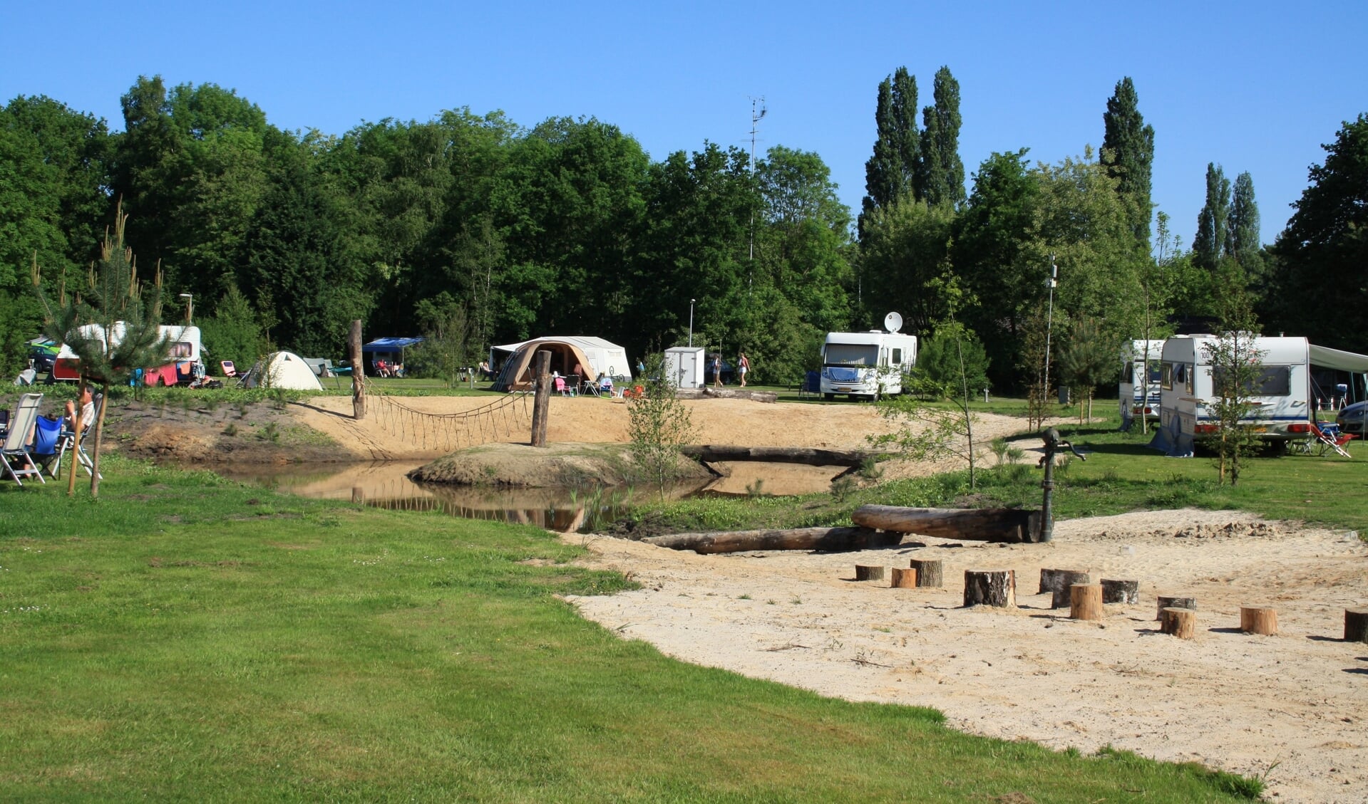 Sfeerbeeld op vakantiepark Sallandshoeve.