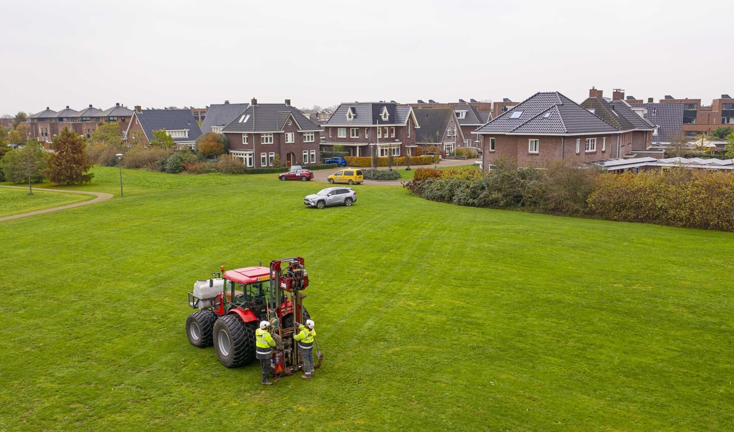 In augustus werd in Amersfoort en Leusden seismisch onderzoek gedaan naar aardwarmte