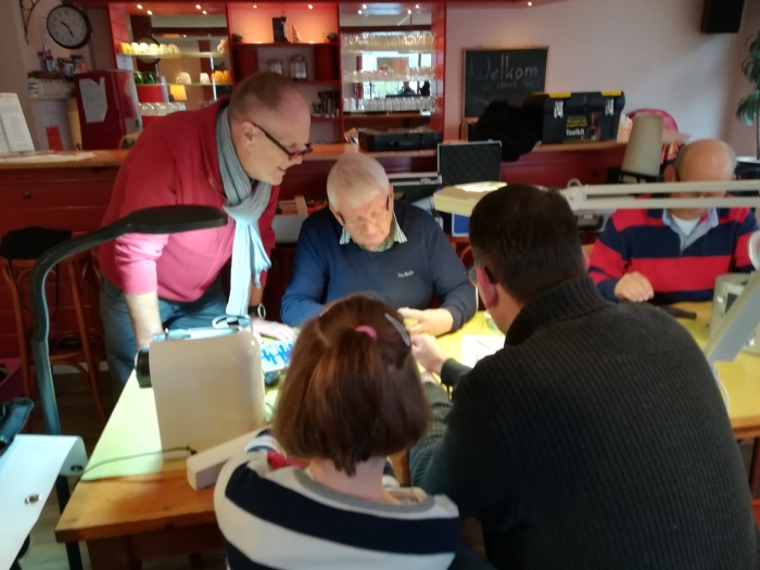 reparateurs aan het werk