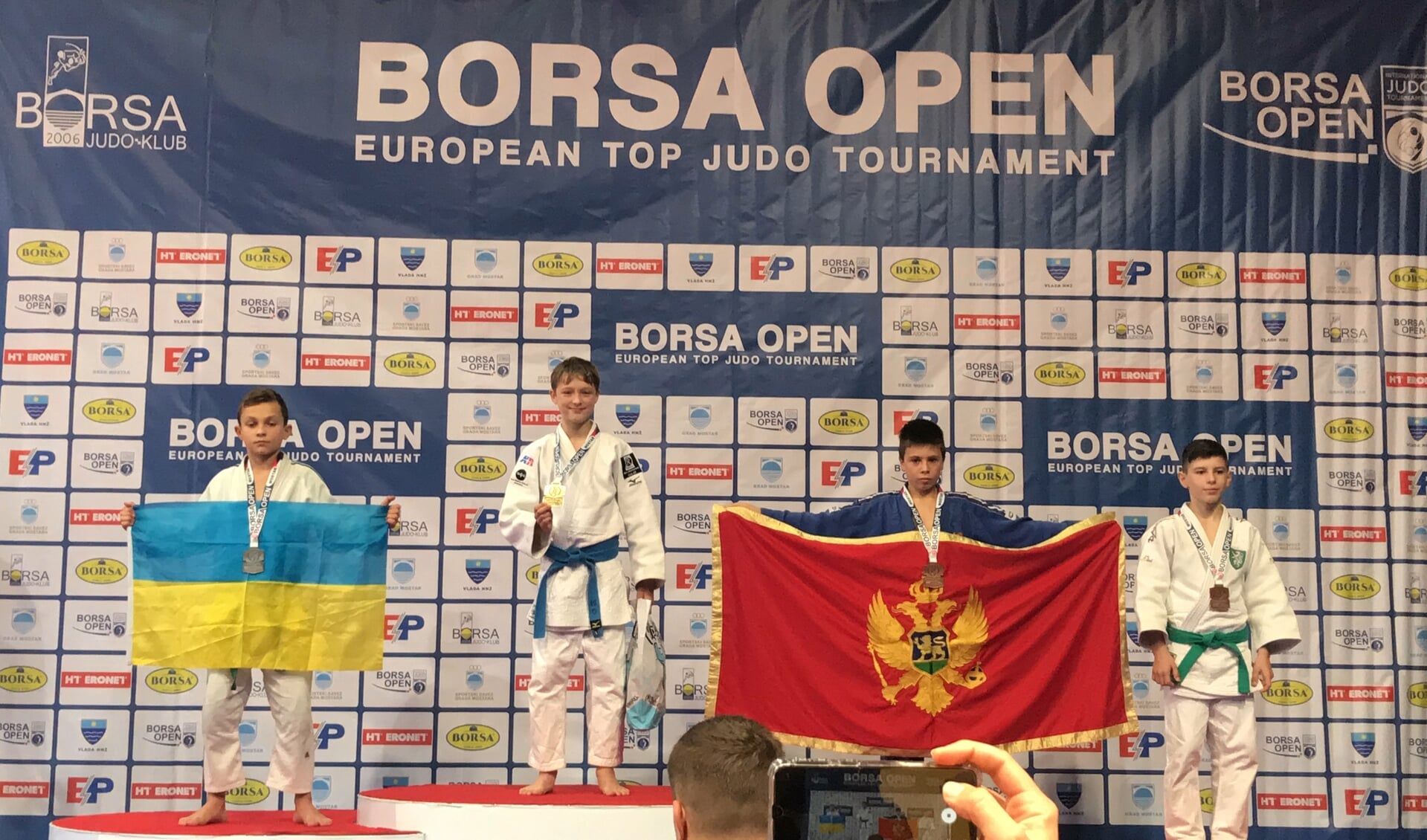 Judoka Inno Loeber wint in Mostar