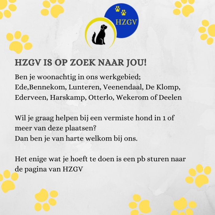 Tekst voor vrijwilligers