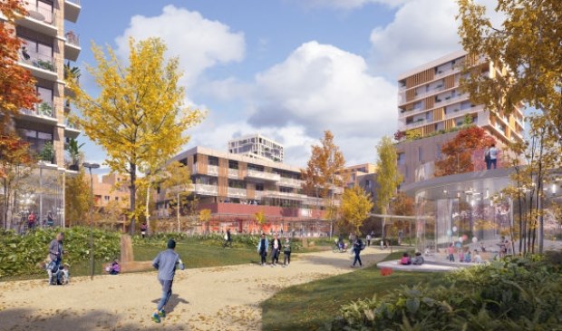 Schalkwijk midden wordt groen.
