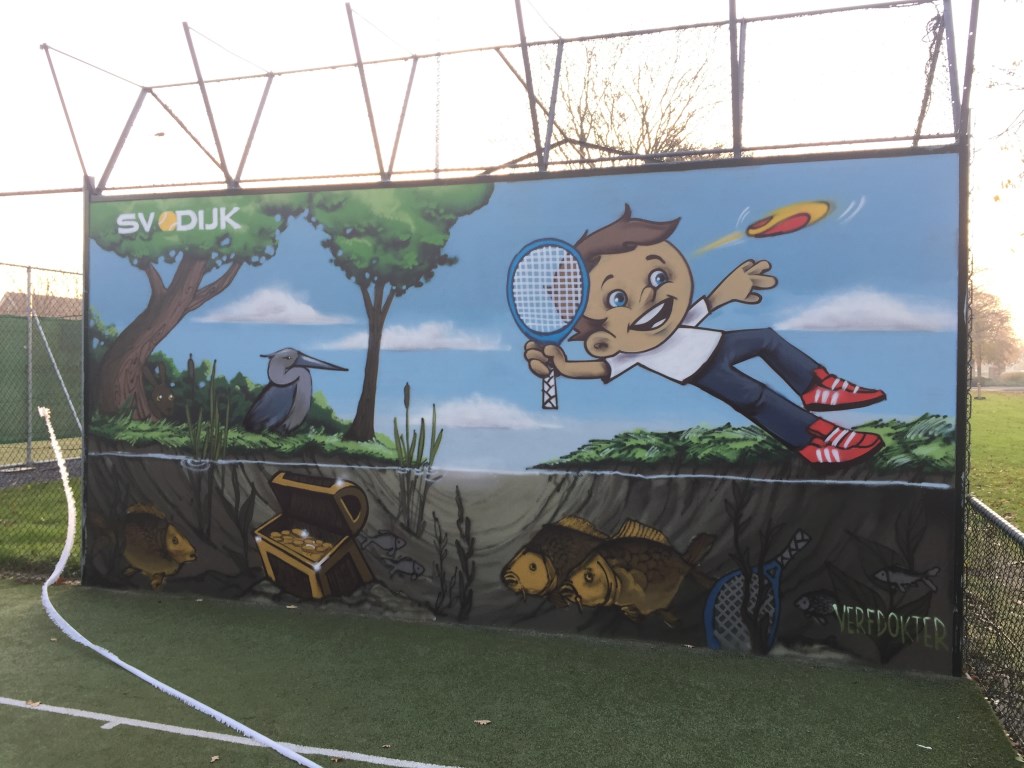 Opening Tennismuur SV Odijk