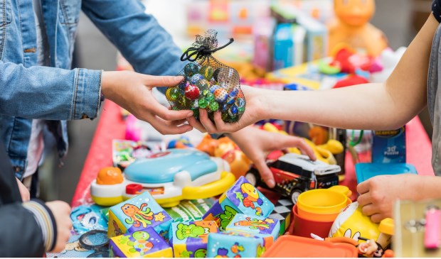 Kom speelgoed ruilen bij recycle Sint