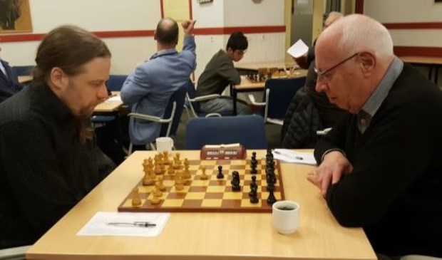 De topper tussen Hotze Tette Hofstra en John Riksen.