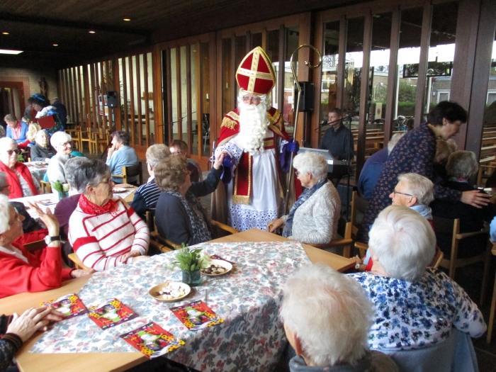 Sinterklaas op de koffieochtend
