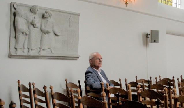 Kees Visser werkte negen jaar in het Witte Kerkje. ,,De leeftijdsopbouw van deze gemeente is heel evenwichtig en dat maakt het een mooie plek om te werken."