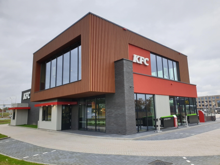 nieuw pand KFC restaurant