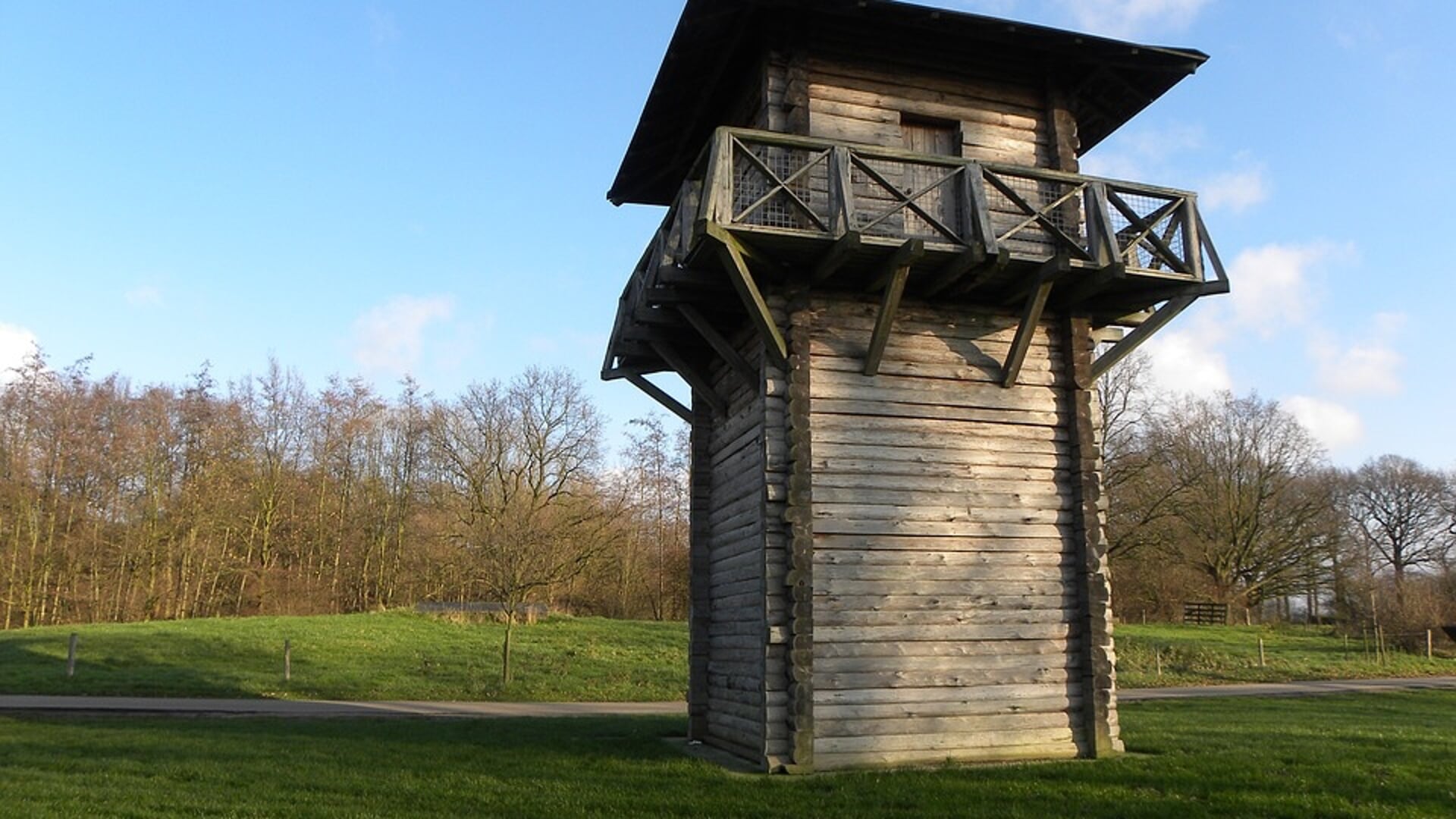Romeinse wachttoren bij Fort bij Vechten.