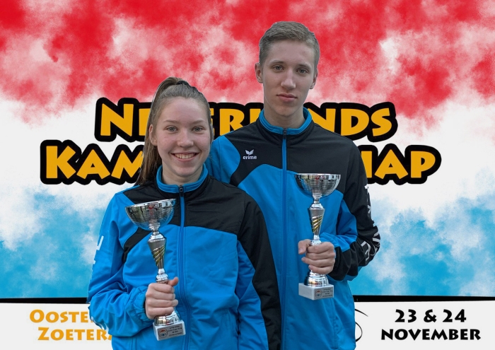 Julian en Nessa Nobbe Nederlands Kampioen Karate 2019!