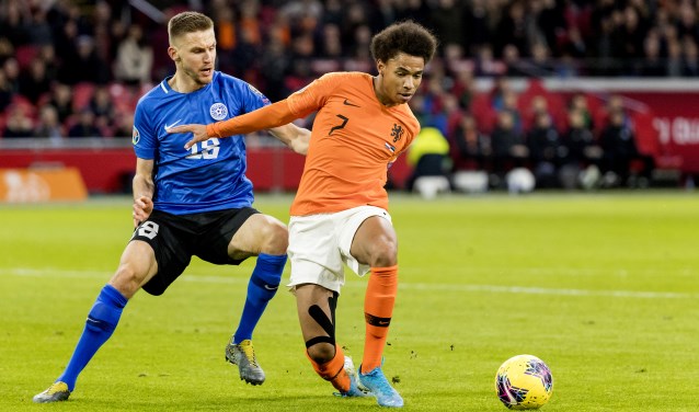 Stengs aan de bal tegen Estland.