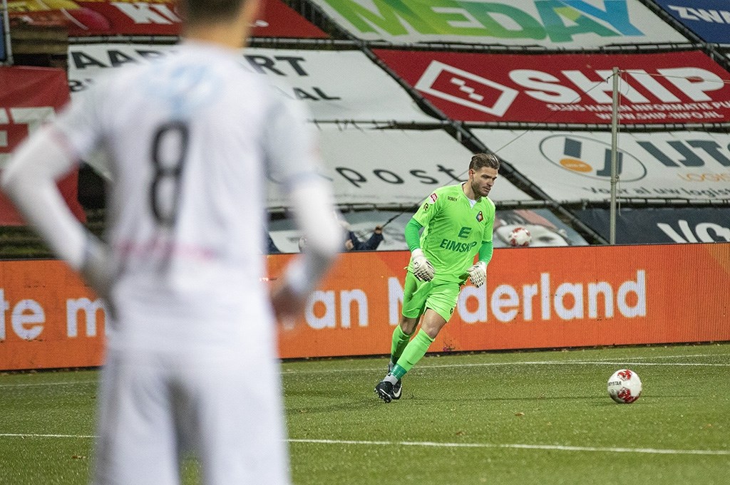Sven van der Maaten, de doelman van Telstar.