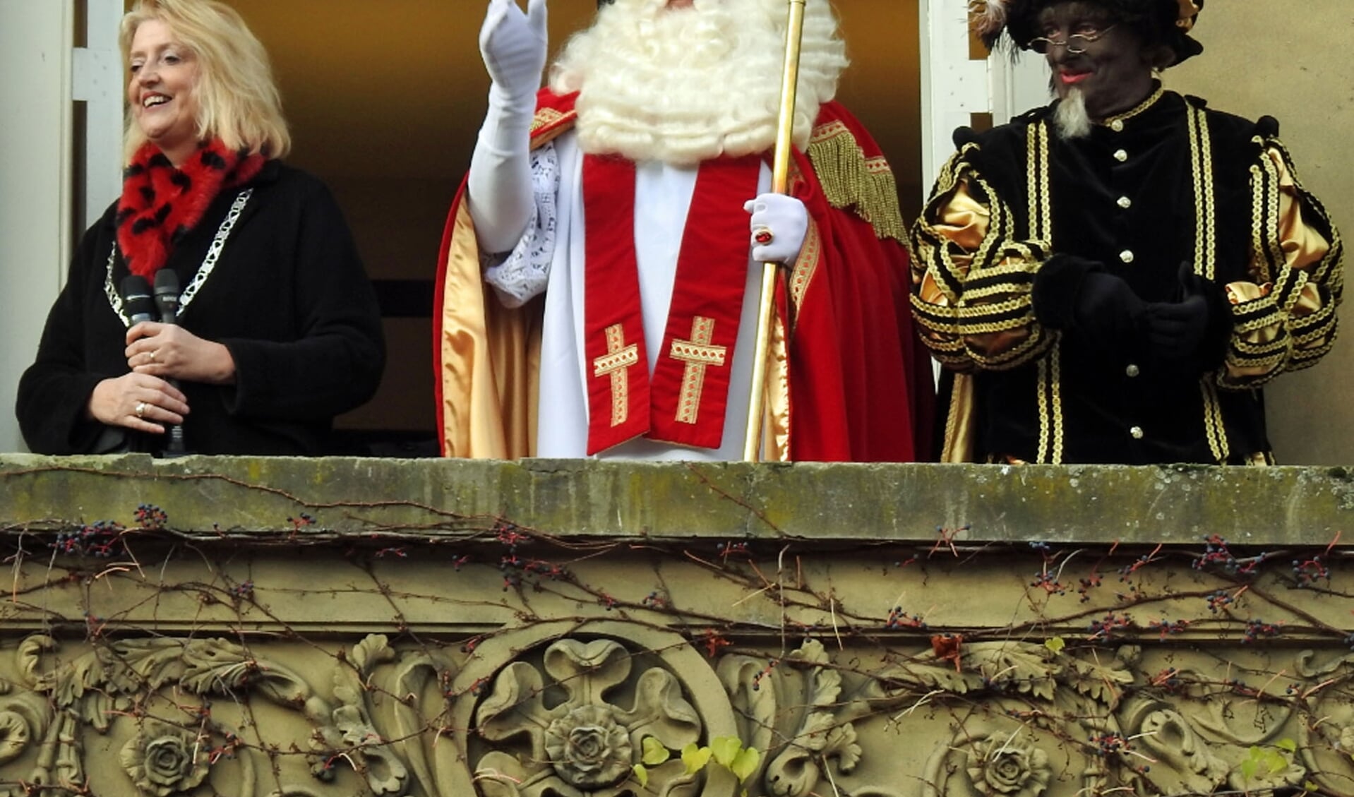 De ontvangst van de Sint op de Grote Markt