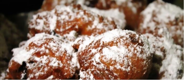 Illustratie oliebollen