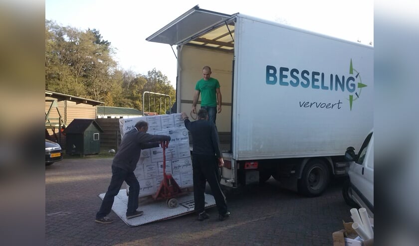 paketten gaan snel op transport