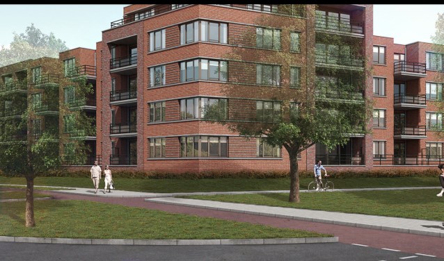 Toekomstige nieuwbouw op terrein Rhijnhaeghe