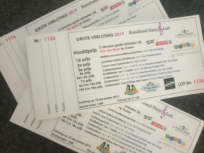 Grote Verloting Harp en Luit Vuren