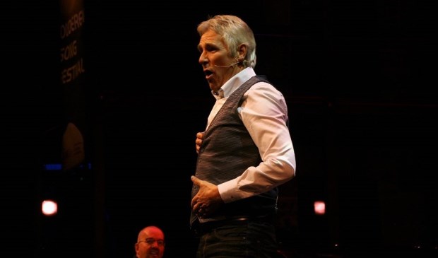 Paul Herber in actie bij een van de voorrondes.