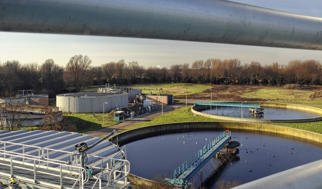 Een rioolwaterzuivering van waterschap HDSR
