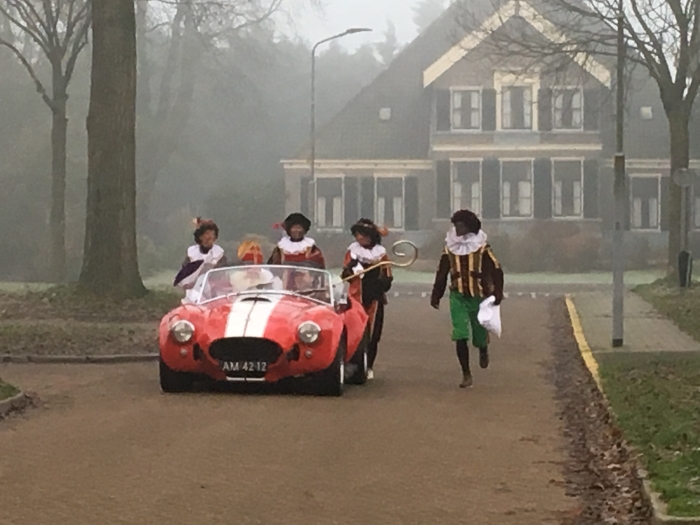 Aankomt van Sinterklaas.