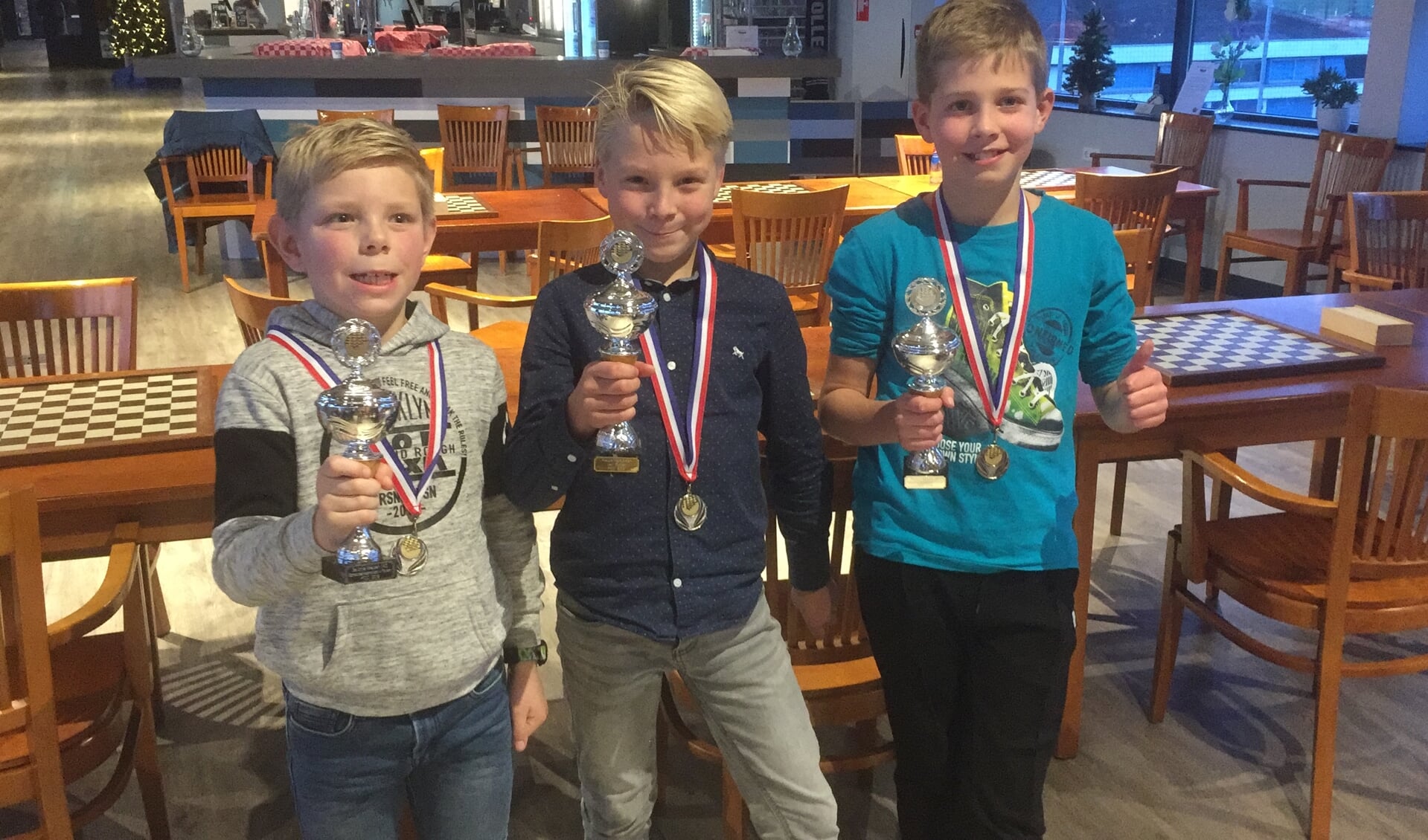 Winnaars welpen [groep 5 & 6] persoonlijk schooldammen