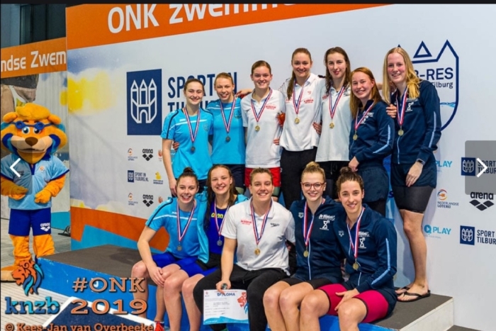 winnaars van de estafette