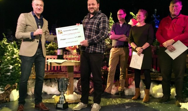 De trofee werd vorig jaar gewonnen door schoolvoetbal Leusden-Achterveld.