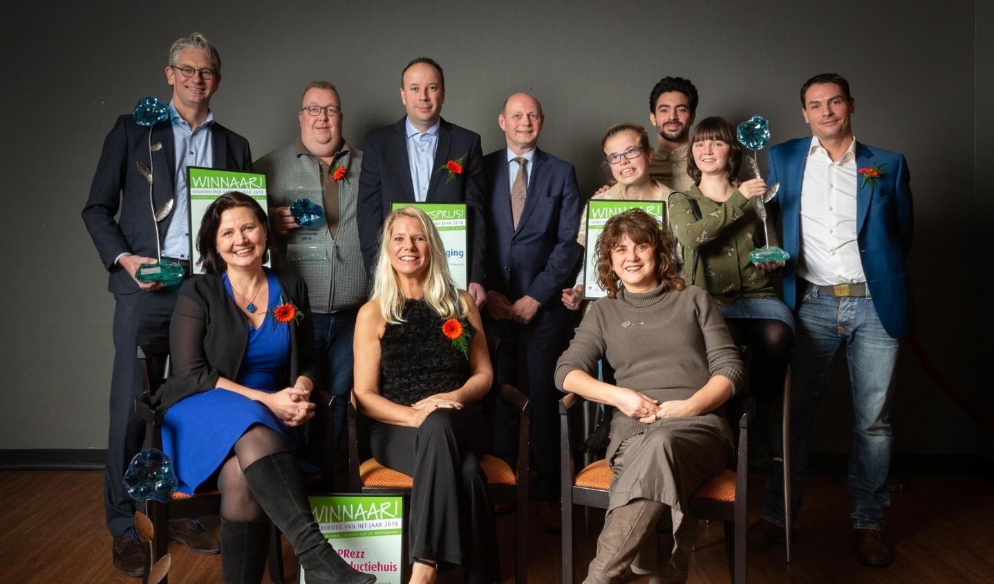 Winnaars Ondernemer van het Jaarverkiezing 2018.