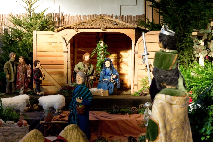 Kerststal Nicolaaskerk, Odijk van kunstenares Thea Lammers