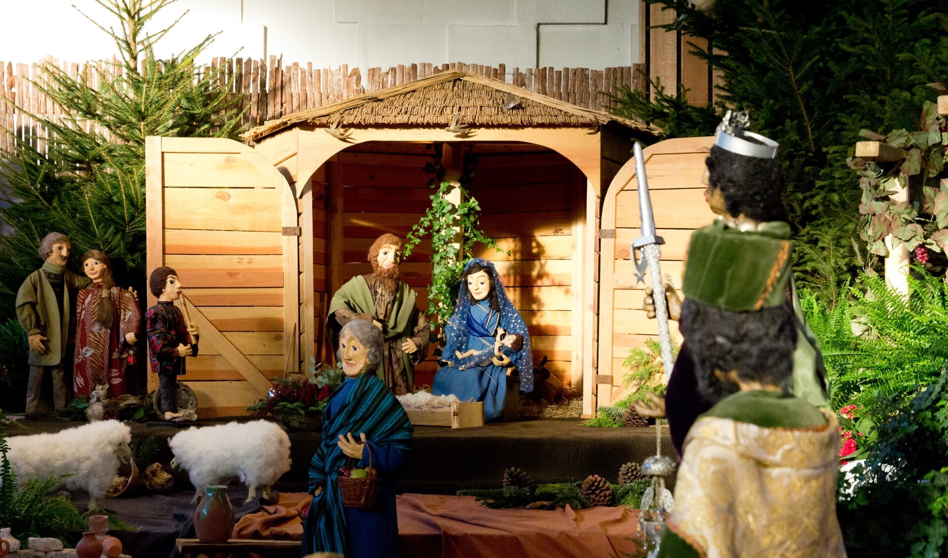 Kerststal Nicolaaskerk, Odijk van kunstenares Thea Lammers 